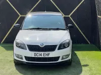Used Skoda Fabia 105 HP (77 kW) 2014 White Hatchback