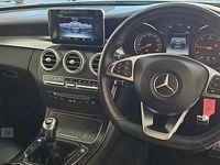 Used Mercedes C200 AMG line 136 HP (100 kW) 2016 White Sedan