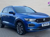 Used VW T-Roc R-line 150 HP (110 kW) 2021 Blue SUV