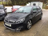 Used Peugeot 308 GT-line 115 HP (84 kW) 2015 Black Hatchback