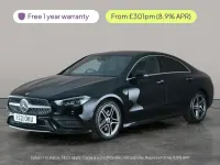 Used Mercedes CLA220 AMG Line Premium Plus 2021 Black Coupe