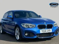 Used BMW 120 M Sport 190 HP (139 kW) 2016 Blue Hatchback