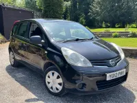 Used Nissan Note Visia 90 HP (66 kW) 2012 Black Hatchback