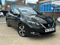 Used Nissan Leaf N-Connecta 110 kW (150 HP) 2021 Black Hatchback