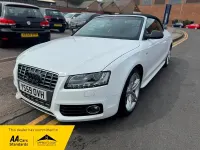 Used Audi A5 Cabriolet Advanced 2010 White Cabriolet
