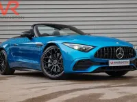 Used Mercedes SL43 AMG Premium Plus 381 HP (280 kW) 2023 Blue Cabriolet