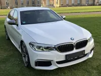 Used BMW M550 Comfort Edition 400 HP (294 kW) 2020 White Sedan