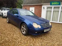 Used Mercedes C220 SE 143 HP (105 kW) 2006 Blue Coupe