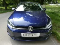 Used VW Golf VII S 115 HP (84 kW) 2018 Blue Hatchback
