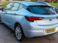 Used Vauxhall Astra Design Edition 101 HP (74 kW) 2018 Silver Hatchback