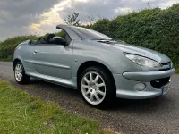Używany Peugeot 206 Sport 2005 Srebrny Kabriolet