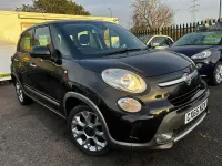 Usado Fiat 500L Trekking 85 HP (62 kW) 2015 Preto Monovolume