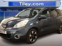 Used Nissan Note N-TEC 110 HP (80 kW) 2012 Blue Hatchback