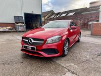 Used Mercedes A160 AMG line 102 HP (75 kW) 2018 Red Hatchback