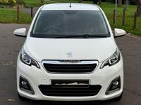 Used Peugeot 108 Allure 82 HP (60 kW) 2014 White Hatchback