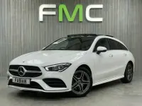 Used Mercedes CLA250e Shooting Brake AMG line 218 HP (160 kW) 2021 White Estate