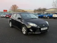 Used Ford Focus Zetec 125 HP (91 kW) 2014 Black Hatchback