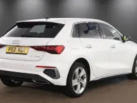Used Audi A3 e-tron S-Line 2021 White Hatchback