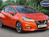 Used Nissan Micra Acenta 117 HP (86 kW) 2020 Orange Hatchback