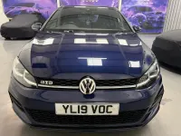 Used VW Golf VII GTD 184 HP (135 kW) 2019 Blue Hatchback