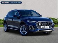Used Audi Q5 S-Line 204 HP (150 kW) 2021 Blue SUV