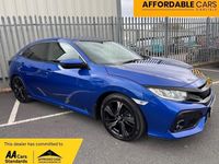 Used Honda Civic SR 126 HP (92 kW) 2018 Blue Hatchback