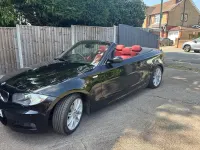 Used BMW 120 Cabriolet M Sport 170 HP (125 kW) 2008 Black Cabriolet