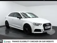 Used Audi A3 S-Line 150 HP (110 kW) 2018 White Sedan