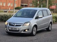 Used Vauxhall Zafira Excite 2011 Silver MPV