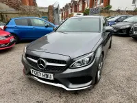 Used Mercedes C220 AMG line 170 HP (125 kW) 2017 Grey Sedan