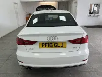 Used Audi A3 S-Line 147 HP (108 kW) 2016 White Sedan