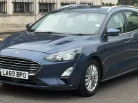 Used Ford Focus Titanium 125 HP (91 kW) 2019 Blue Estate
