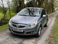Used Vauxhall Corsa Design Edition 89 HP (65 kW) 2009 Silver Hatchback