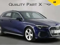 Used Audi A3 Sportback S-Line 110 HP (80 kW) 2024 Blue Hatchback