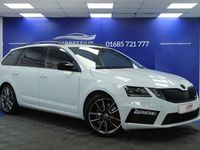 Used Skoda Octavia vRS 245 HP (180 kW) 2019 White Estate