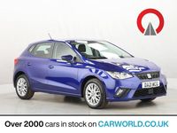 Used Seat Ibiza SE Technology 95 HP (69 kW) 2021 Blue Hatchback