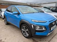 Used Hyundai Kona Premium 177 HP (130 kW) 2018 Blue SUV