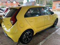 Used MG MG3 Excite 106 HP (77 kW) 2019 Yellow Hatchback