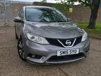 Used Nissan Pulsar Tekna 115 HP (84 kW) 2015 Grey Hatchback