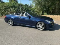 Used Mercedes E220 AMG 2013 Cavansite blue Cabriolet