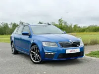 Usado Skoda Octavia vRS 184 CV (135 kW) 2016 Azul Familiar