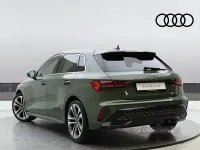 Ny Audi A3 S-Line 2025 Grön Halvkombi