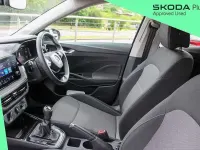 Used Skoda Fabia Colour Edition 94 HP (69 kW) 2023 Graphite grey metallic body / black magic pearl effect roof Hatchback