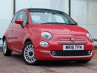 Usado Fiat 500 Lounge 69 HP (50 kW) 2018 Vermelho Citadino