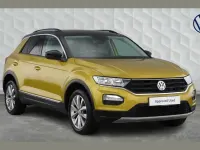 Used VW T-Roc Design 150 HP (110 kW) 2019 Yellow SUV