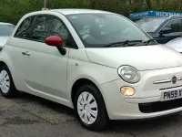 Second-hand Fiat 500 Pop 69 CP (50 kW) 2009 Alb Cabrio