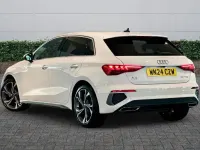 Used Audi A3 S-Line 110 HP (80 kW) 2024 White Hatchback