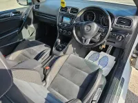 Begagnad VW Golf Cabriolet GT 140 HK (102 kW) 2012 Vit Cab