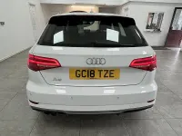 Used Audi A3 S-Line 190 HP (139 kW) 2018 White Sedan