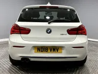 Used BMW 120 Sport Line 181 HP (133 kW) 2018 White Hatchback